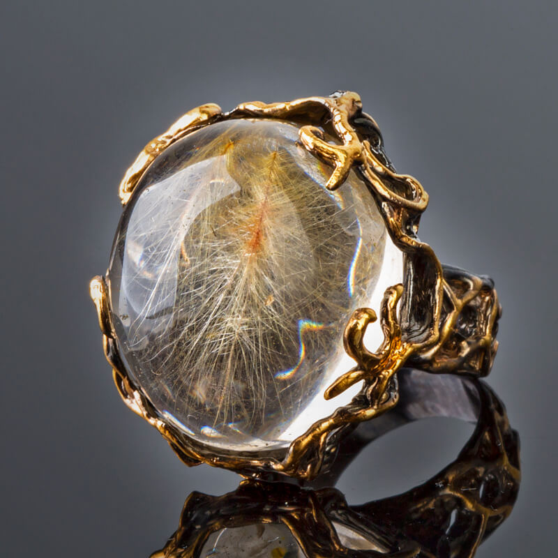 Рутиловый кварц (волосатик)